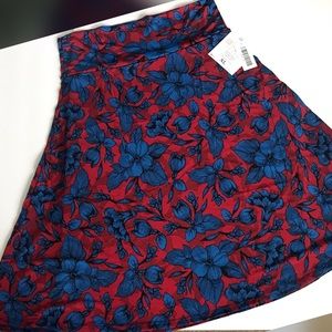 Brand New LuLaRoe Azure Skirt (w/tags) - Size XL